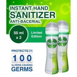 Dettol Hand Sanitizer (50ml x 2)